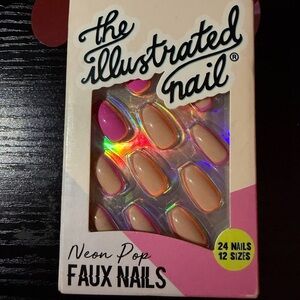 The Illustrated Nail Neon Pop Faux Nails